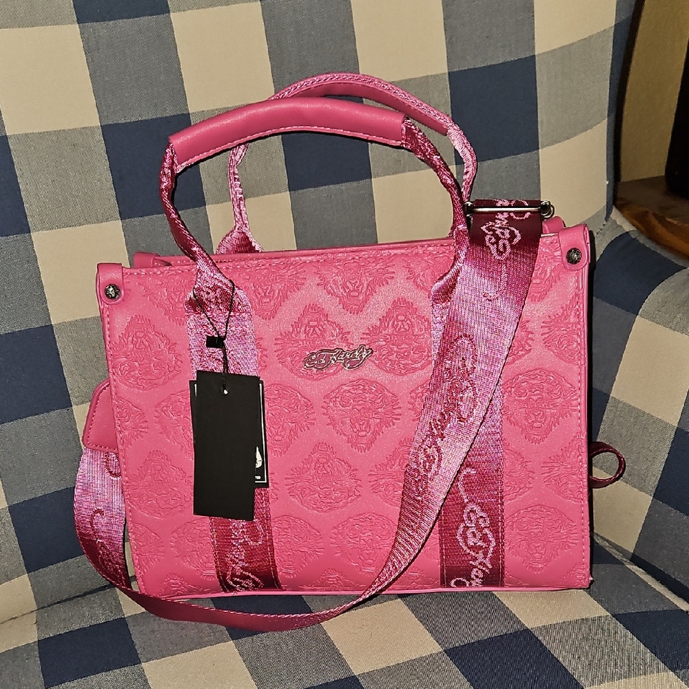 Ed Hardy Crossbody Tote NWT